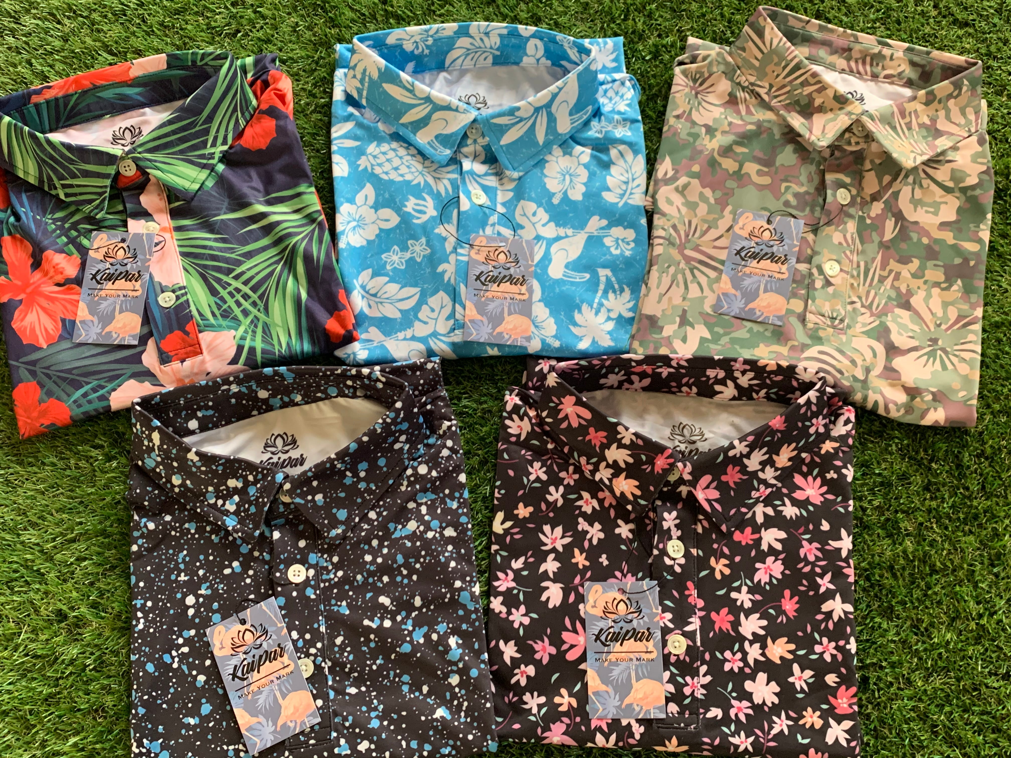The Kaipar Golf Spring Line featuring new Hawaiian inspired golf shirts is coming soon!