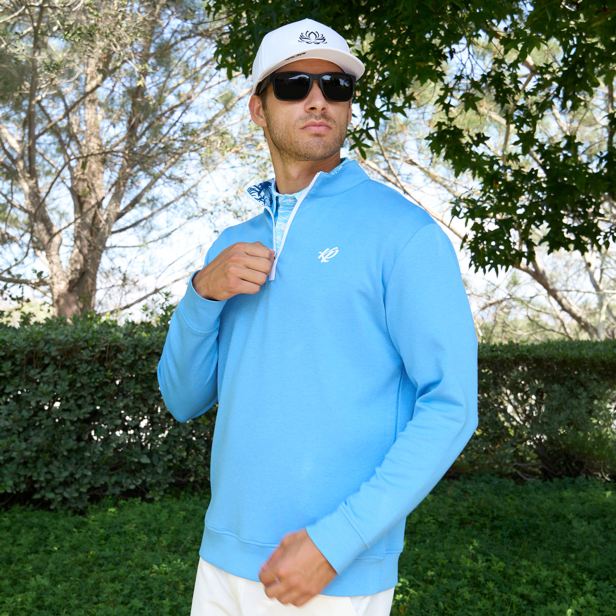 Blue Lagoon Performance Quarter Zip
