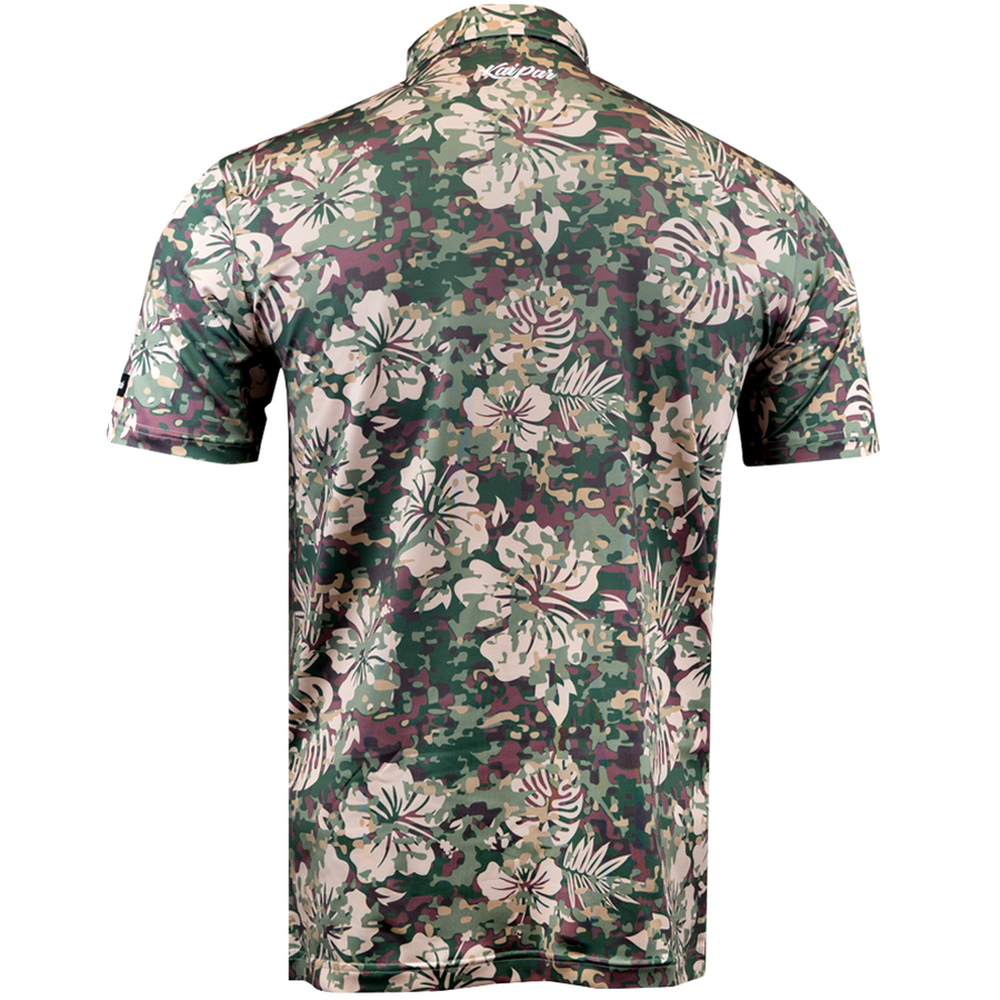 Maui Camo Golf Polo | Hawaiian Golf Shirt | Kaipar Clothing