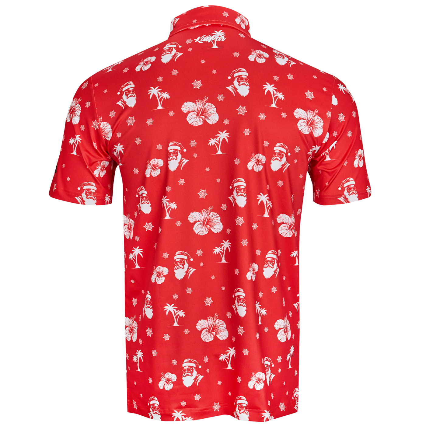Island Santa Polo | Hawaiian Golf Shirts | Kaipar Clothing | Crazy