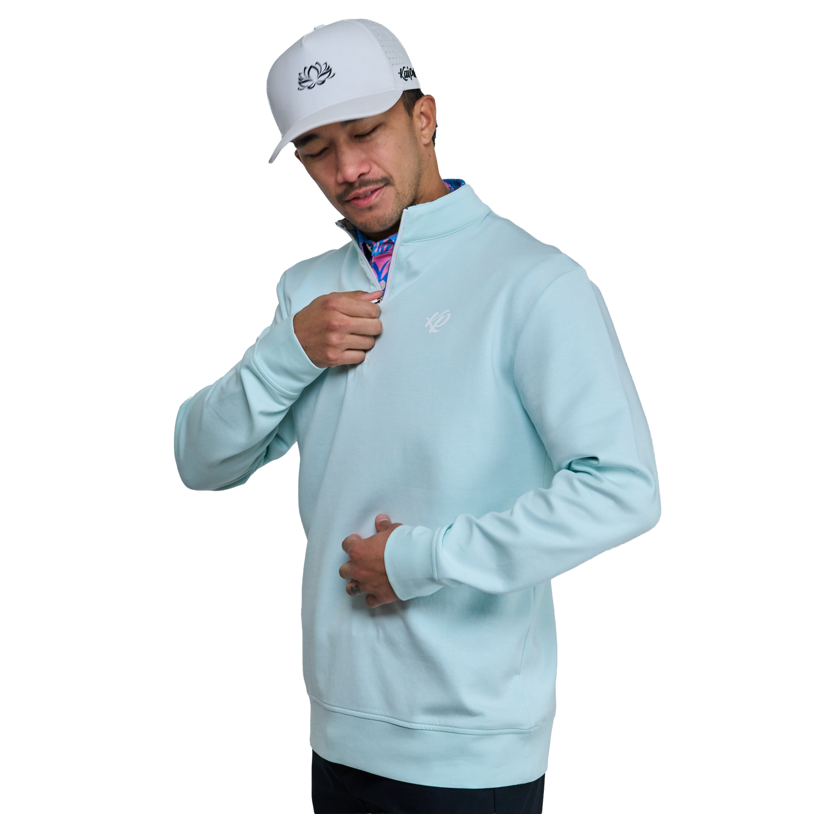 Coastline Performance Quarter Zip | Kaipar Clothing | Hawaiian
