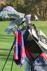 Hibiscus Magnetic Golf Towel