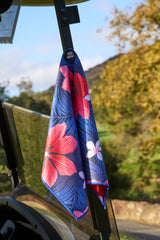 Hibiscus Magnetic Golf Towel