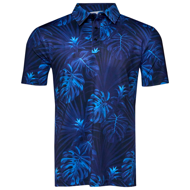 local golf Big Hawaiian S/S SHIRTセットアップ Dark Tropic Polo | Hawaiian Golf Shirts | Kaipar Clothing | Crazy