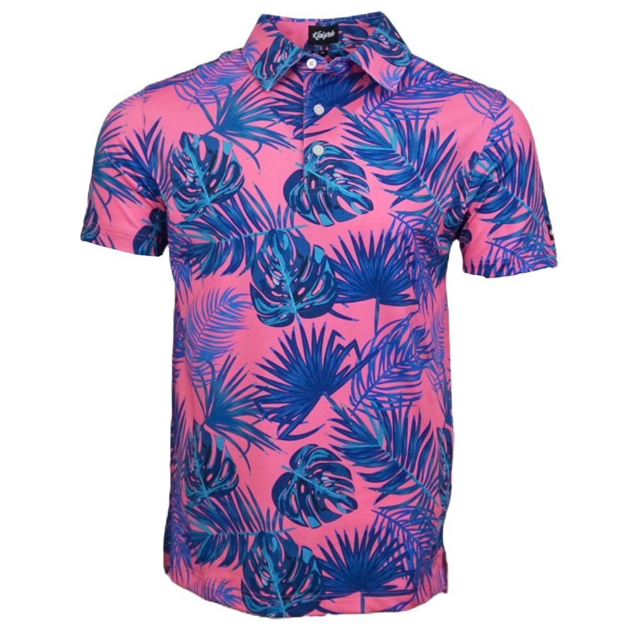 Pink Palms 2.0 Limited Edition | Kaipar Clothing | Hawaiian Golf Shirts ...