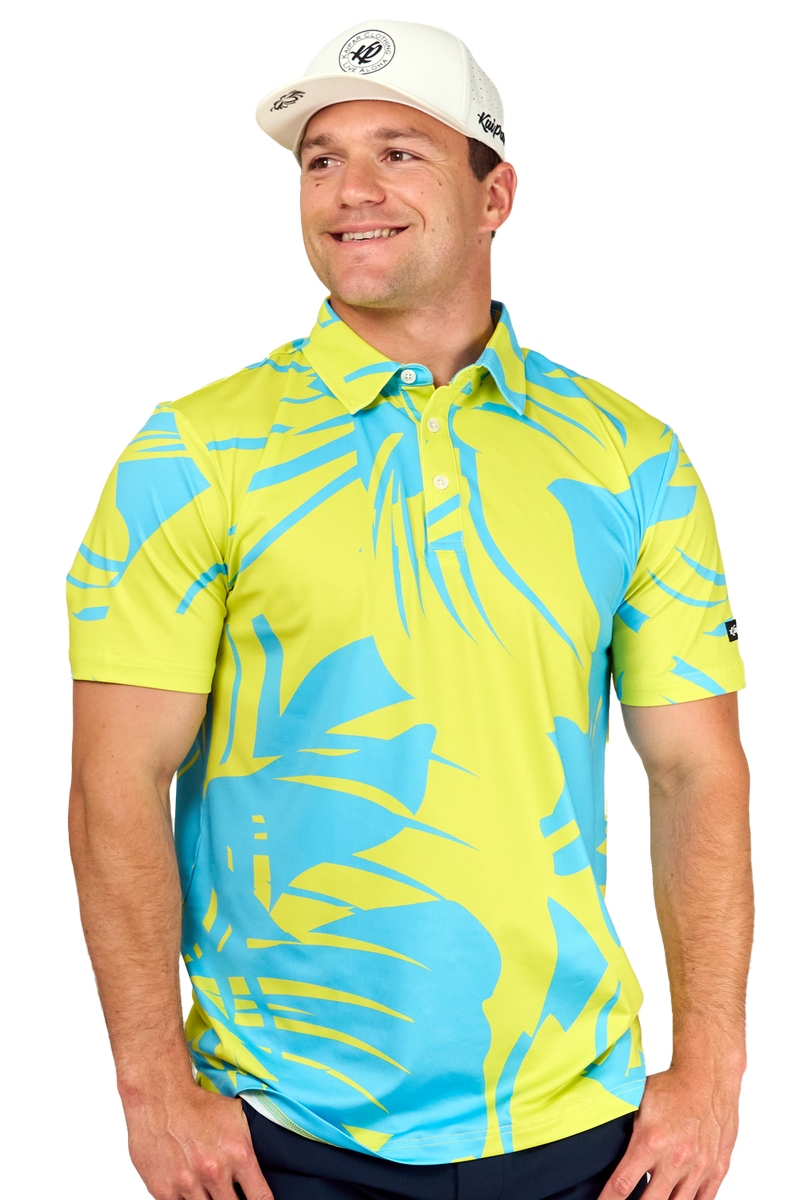 Sunset Golf Polo | Hawaiian Golf Shirts | Kaipar Clothing | Crazy