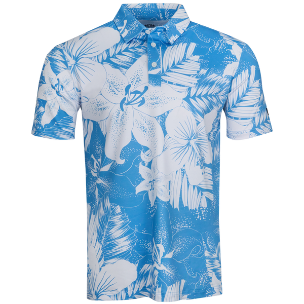 Aloha Blossom Polo | Hawaiian Golf Shirts | Kaipar Clothing