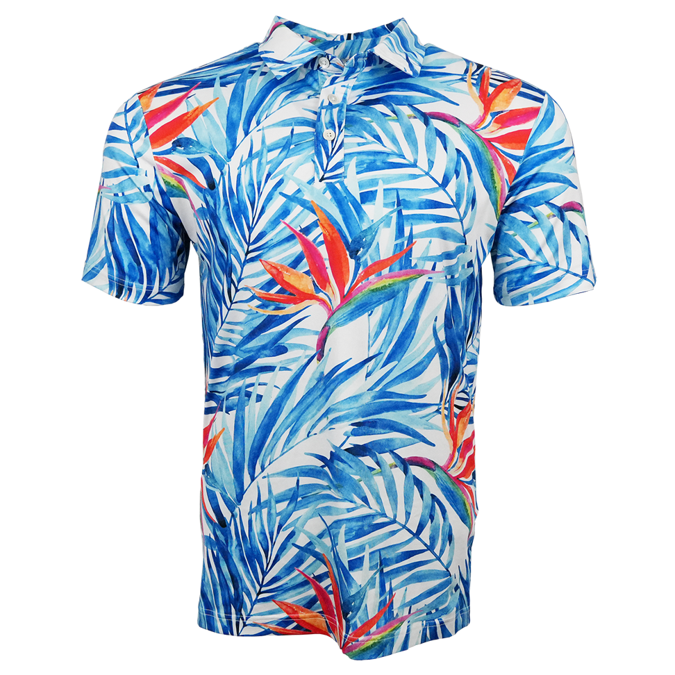 The Hanalei | Kaipar Clothing | Hawaiian Golf Shirt