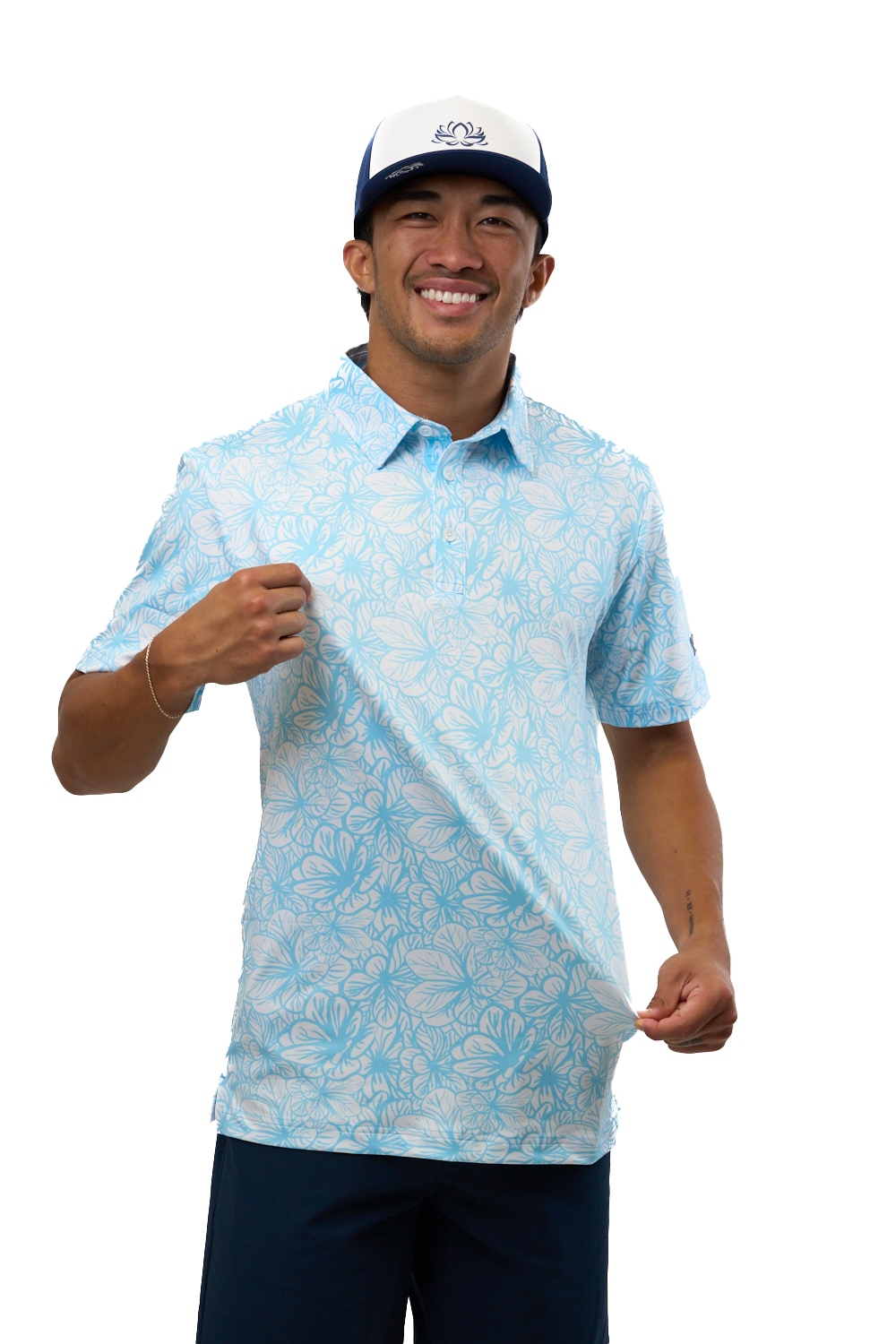 Lani Golf Polo | Hawaiian Golf Shirts | Kaipar Clothing | Crazy