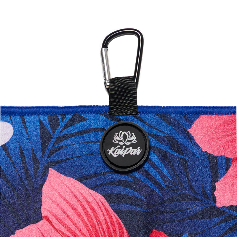 Hibiscus Magnetic Golf Towel