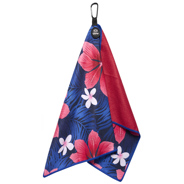 Hibiscus Magnetic Golf Towel