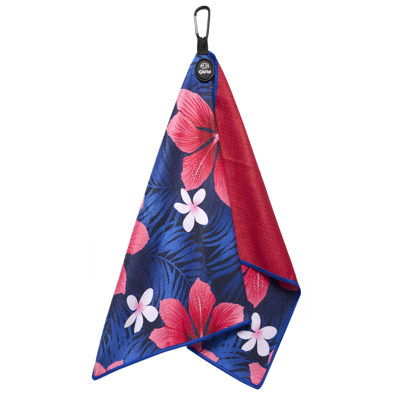 Hibiscus Magnetic Golf Towel