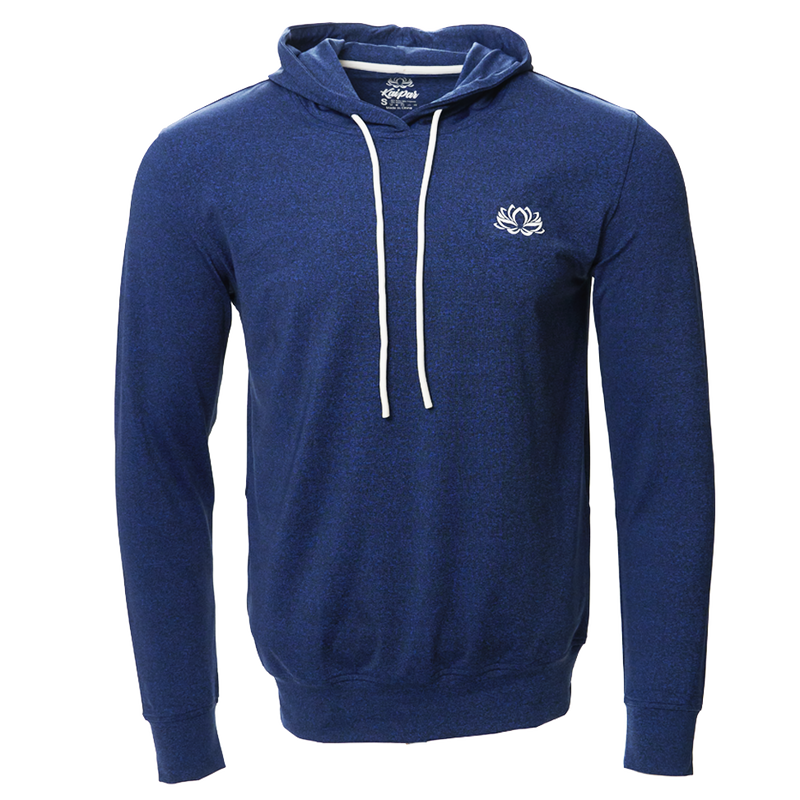 Navy Heather Performance Hoodie