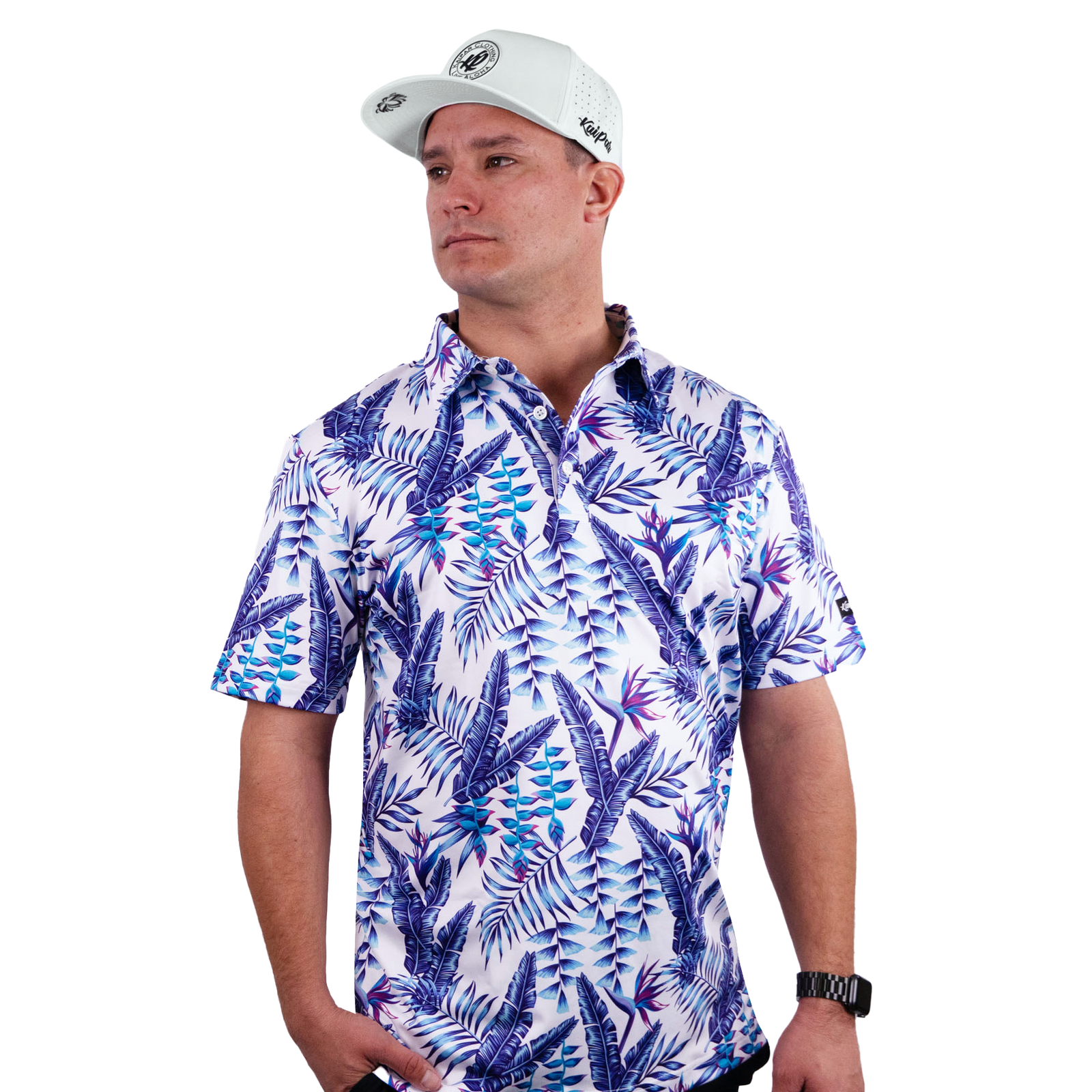 Birdies of Paradise Golf Polo | Hawaiian Golf Shirta | Kaipar