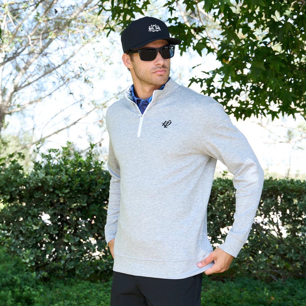 Silver Tide Performance Quarter Zip