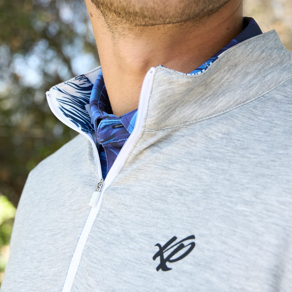 Silver Tide Performance Quarter Zip