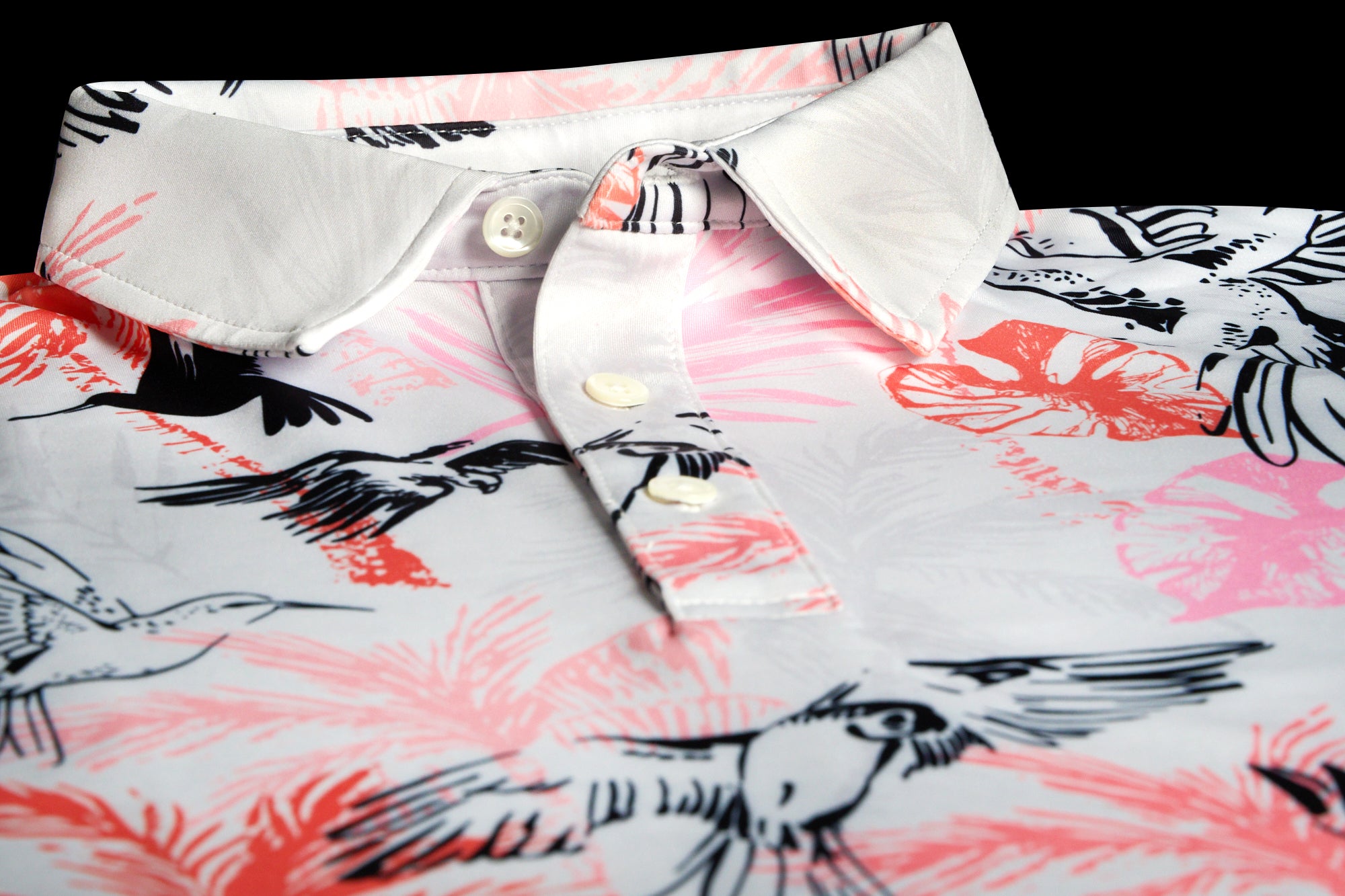 Mana Manu Golf Polo | Hawaiian Golf Shirts | Kaipar Clothing | Crazy ...