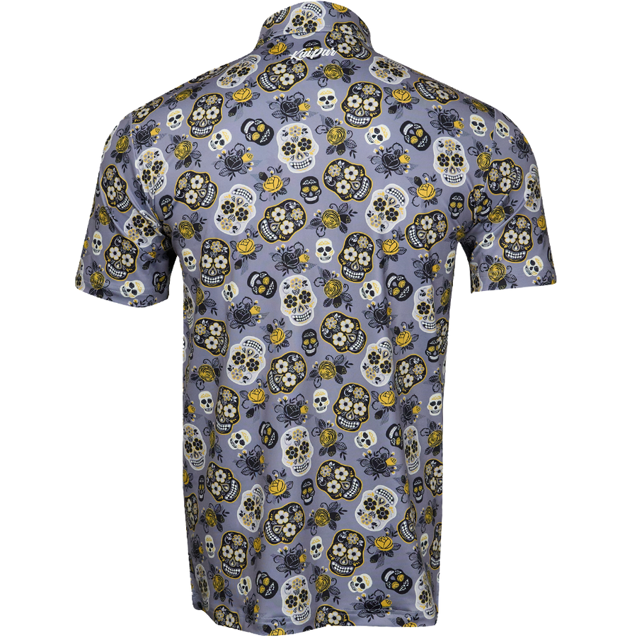 Polo shirt Stone  Ghost Piece 新品 Noche de los Muertos | Kaipar Clothing | Hawaiian Golf Shirts
