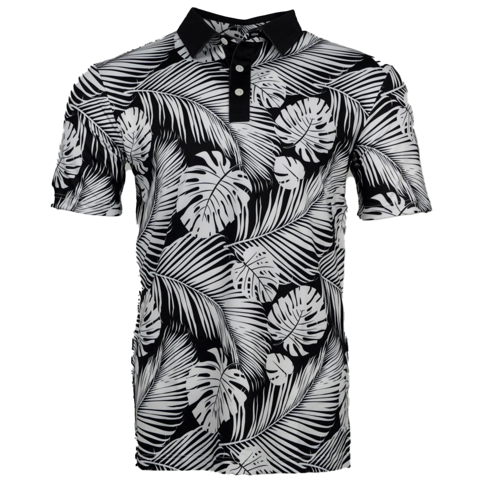 Hawaiian Night Golf Polo | Hawaiian Golf Shirts | Kaipar Clothing ...