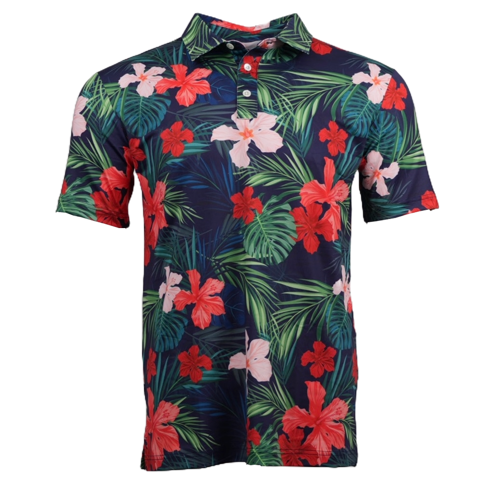 The Higgins Golf Polo | Hawaiian Golf Shirt | Kaipar Clothing