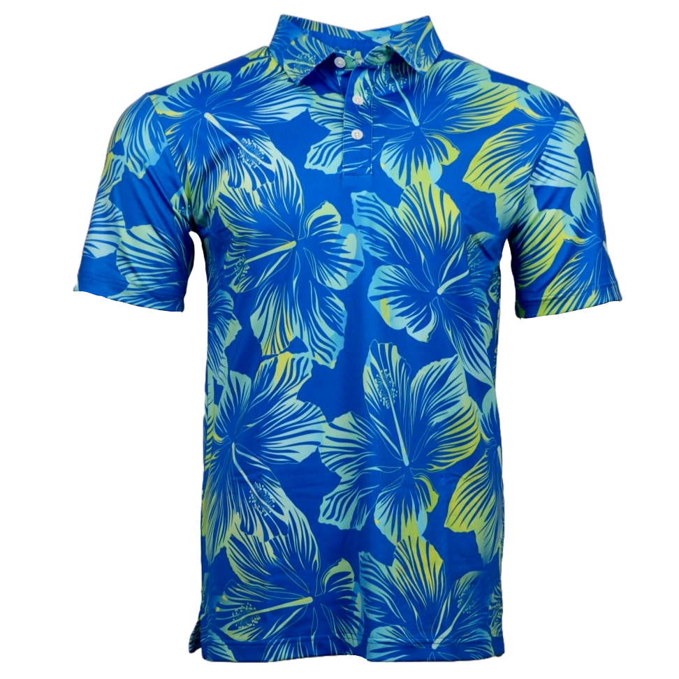 Blue Hawaiian, Hawaiian Golf Shirts, Kaipar Clothing