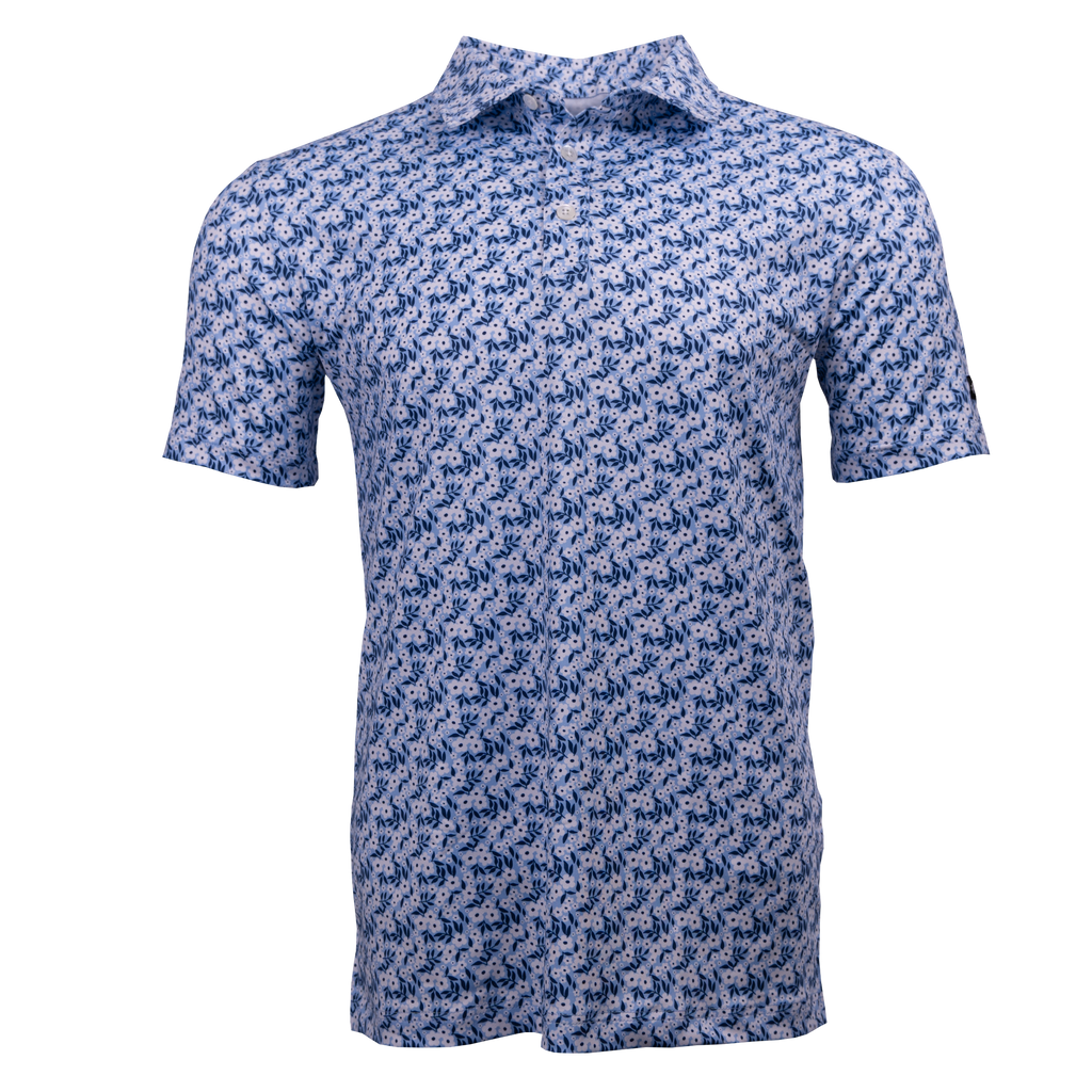 Flower Power 3.0 Golf Polo | Hawaiian Golf Shirts | Kaipar