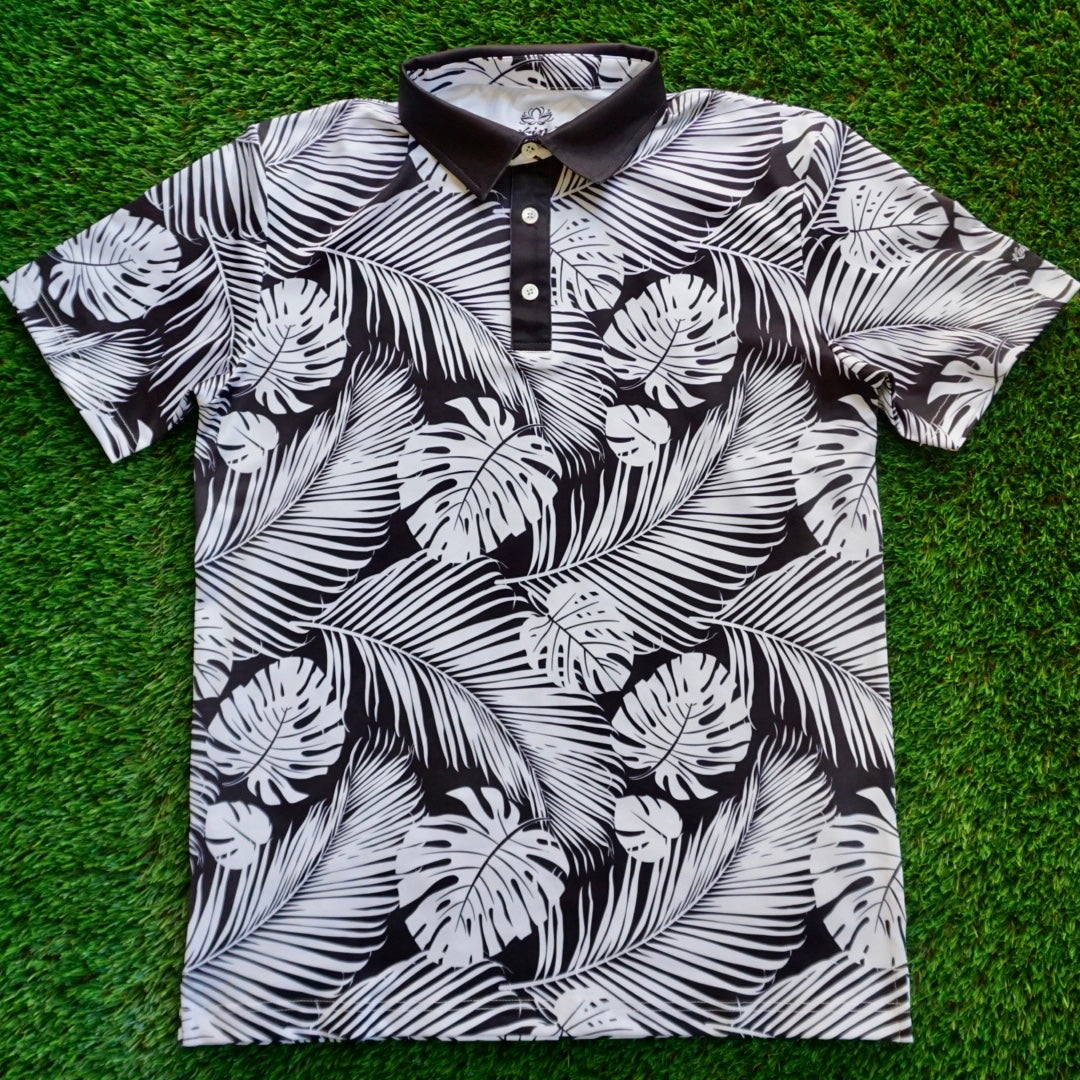 Hawaiian Night Golf Polo | Hawaiian Golf Shirts | Kaipar Clothing ...