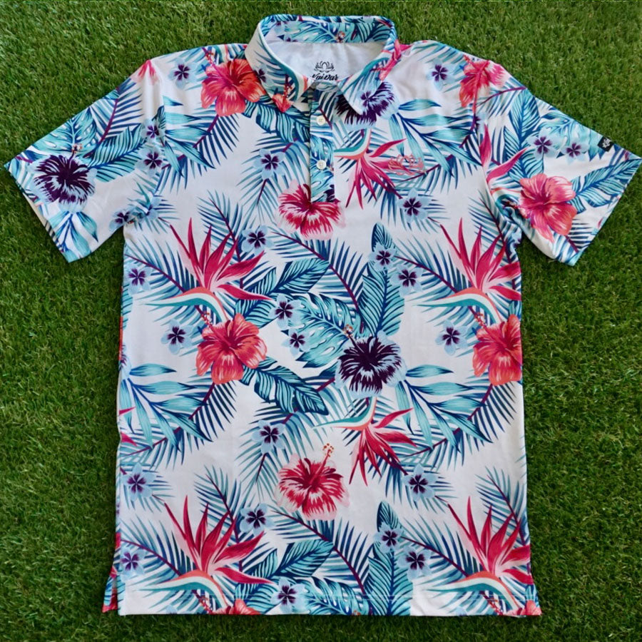 The Birdies of Paradise 2.0 Polo | Hawaiian Golf Shirt | Crazy Golf ...